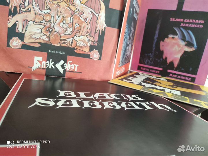Black Sabbath пластинки. Винил