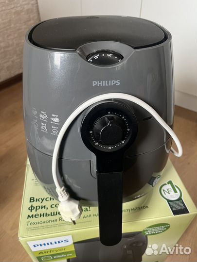 Аэрогриль Philips Viva Collection, темно-серый
