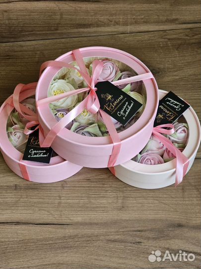 Цветы из зефира