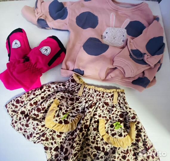 Одежда пакетом для девочки 92 98 для сада