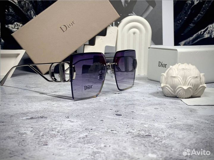 Очки Dior фиолетовые