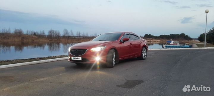 Mazda 6 2.5 AT, 2014, 232 000 км