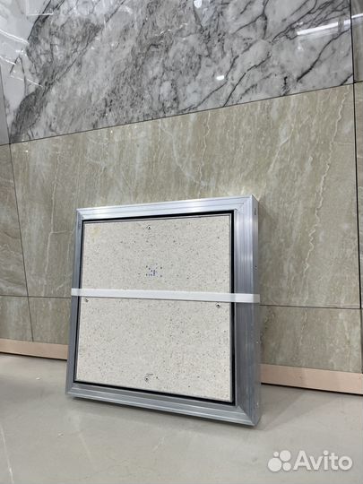 Люк под плитку с нажимом, ревизия