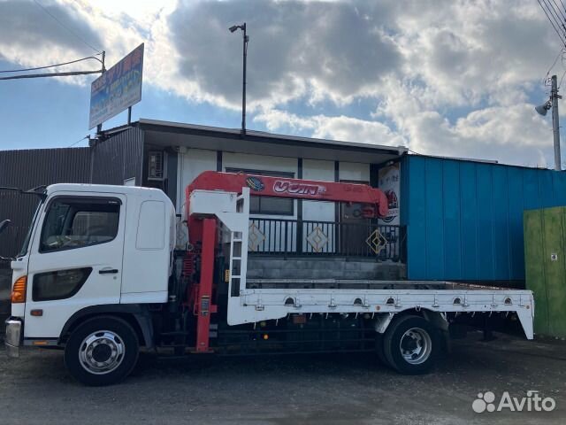 Бортовой грузовик Hino 500 (Ranger) с КМУ UNIC, 2010