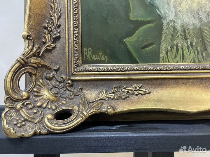 Картина маслом на дереве 