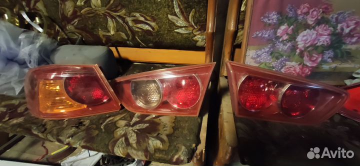Mitsubishi Lancer 10 затдние фонари