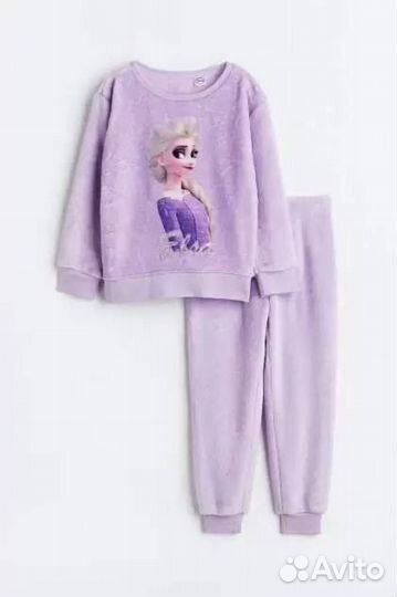 Плюшевая пижама H&M 98/104