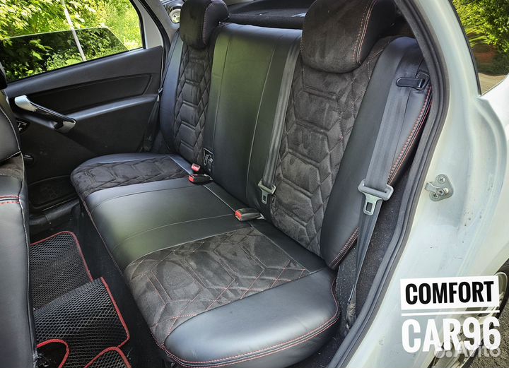 Авточехлы из экокожи Лада Веста