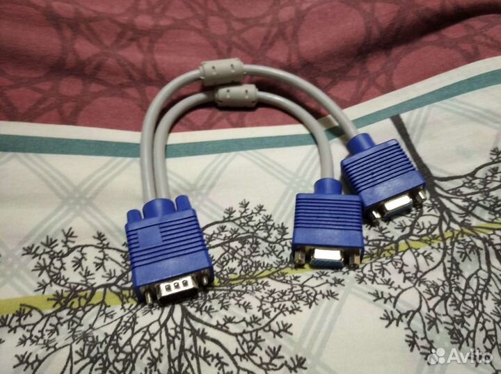 VGA делитель 1*2, пассивный, без питания