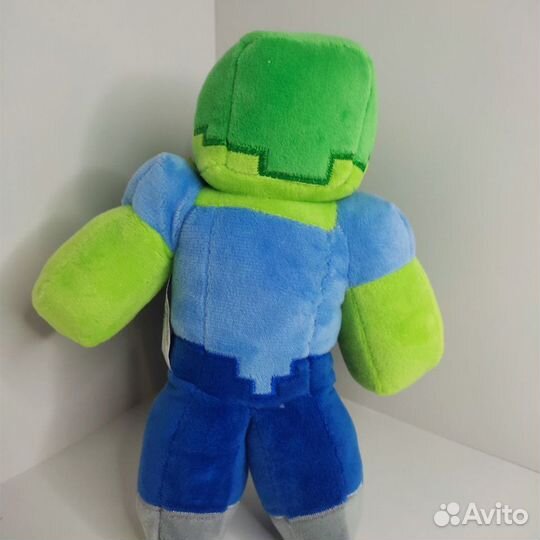 Мягкая игрушка Зомби из игры Майнкрафт