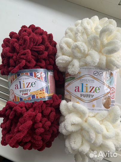 Пряжа alize puffy