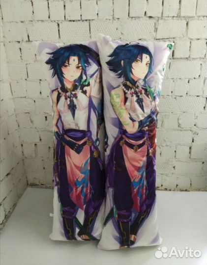 Подушка дакимакура Геншин Импакт Сяо