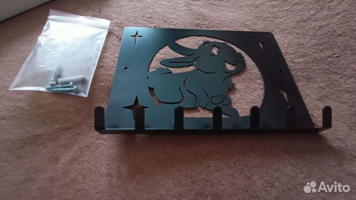 Ключница Черный Кролик