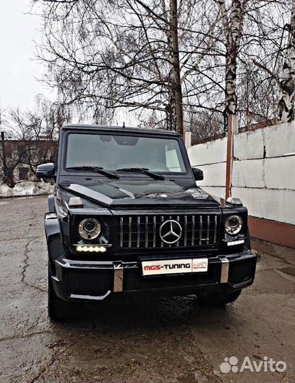 Решетка GT + Бампер с расширителями арок W463