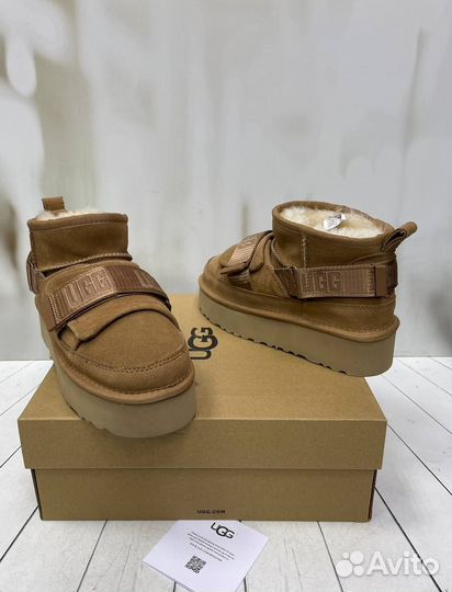 Ботинки / Полуботинки Ugg На Липучке Размеры 36-40