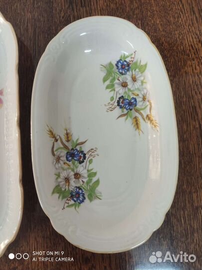 Фарфоровая посуда блюдо СССР