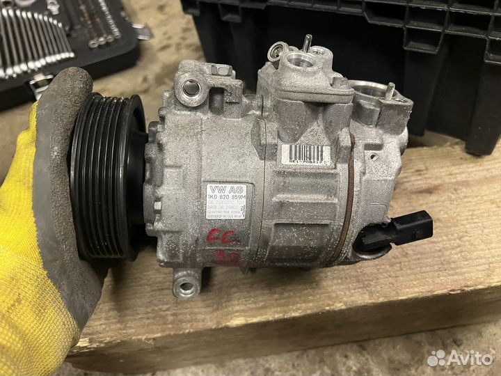 Компрессор кондиционера пассат CC-б7-б6