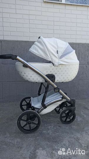 Коляска 2 в 1 эко кожа