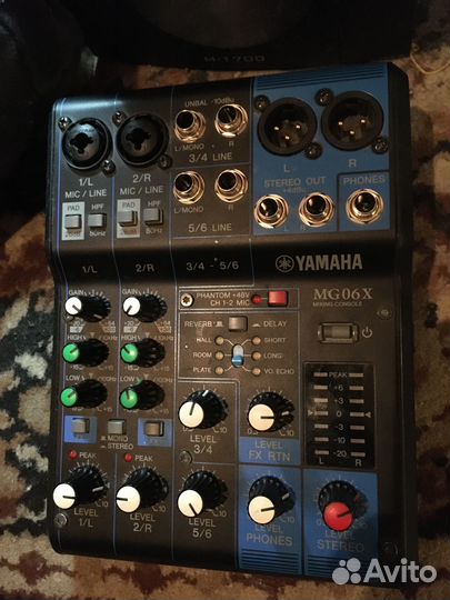 Микшерный пульт yamaha mg06X