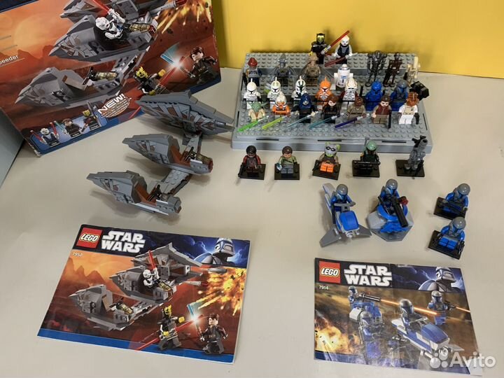 Lego Star Wars минифигурки и наборы