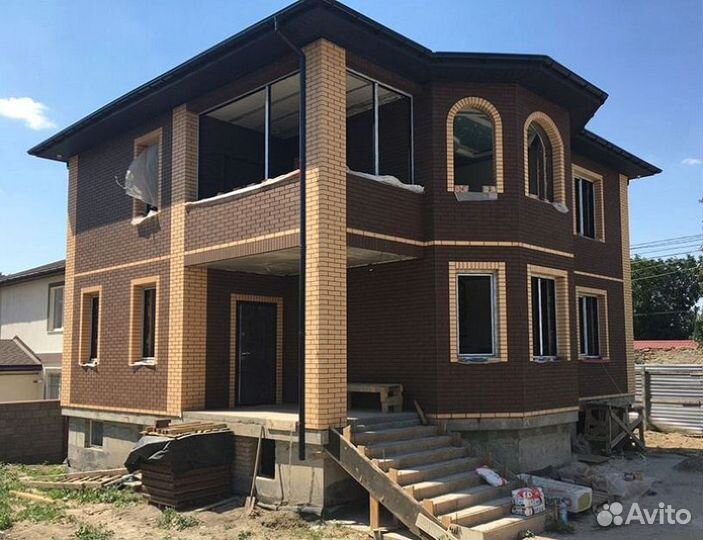 Облицовочный кирпич Коричневый Зарайск