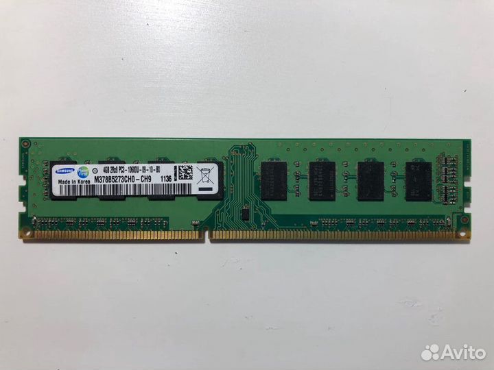 Оперативная память Samsung M378B5273CH0 DDR3 4GB