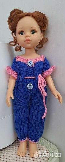Вязаная одежда для куклы Паола рейна