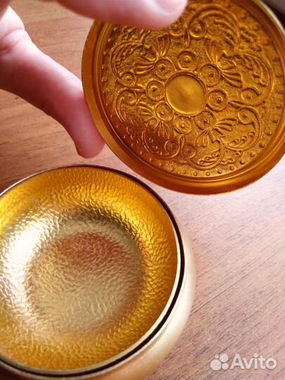 Шкатулка алюминиевая с эмалью СССР