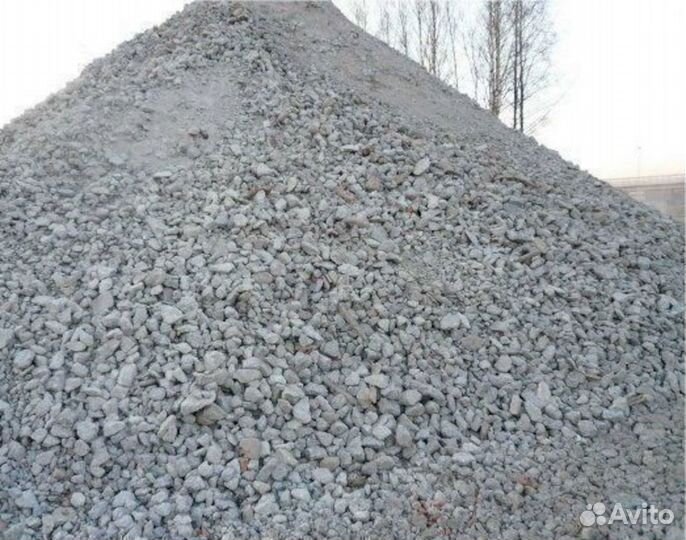 Щебень вторичный доставка