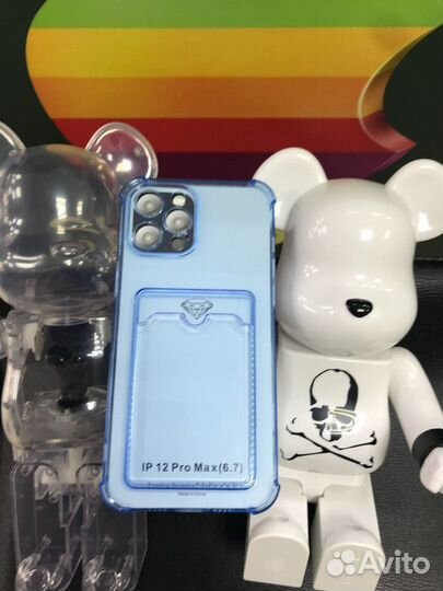 Чехол с карманом для карт iPhone 12 ProMax