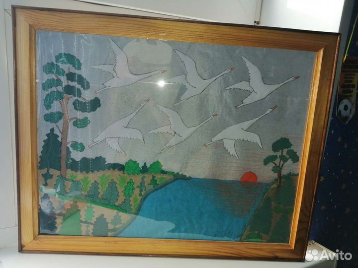 Картина из лоскутиков