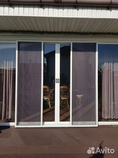 Москитная сетка Плиссе на дверь