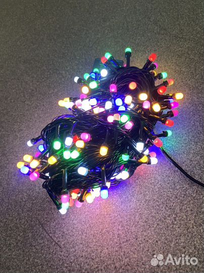 Гирлянда 10м, гирлянда уличная, елки светящиеся