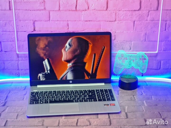 Ноутбук HP Ryzen 5 5500u 8Gb SSD 256Gb IPS 15.6