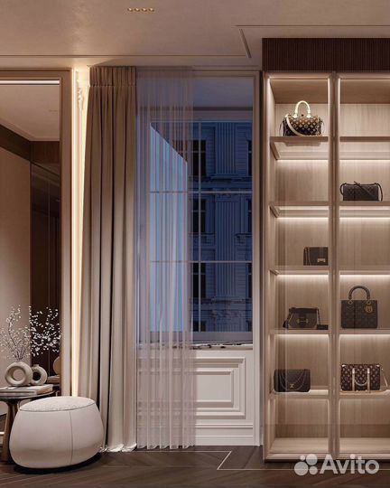 Гардеробная система как IKEA