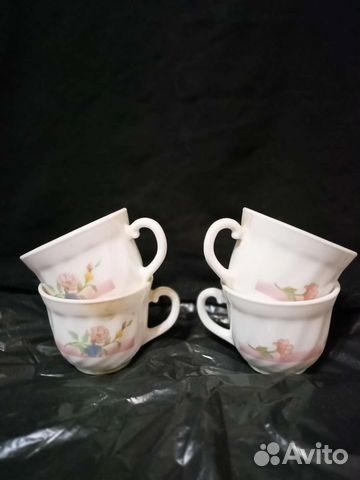 Чашка кофейная elise Франция 4 штуки