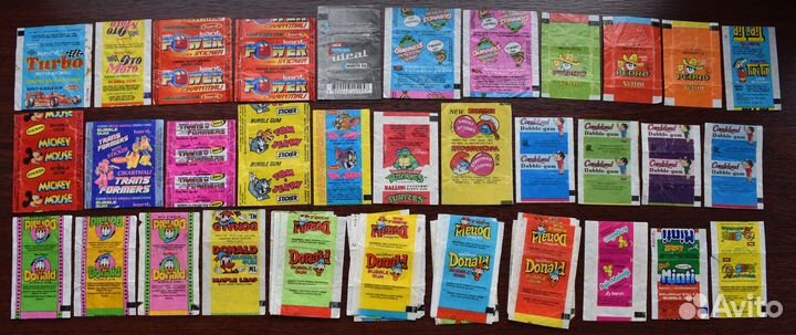 Обертки от жвачек