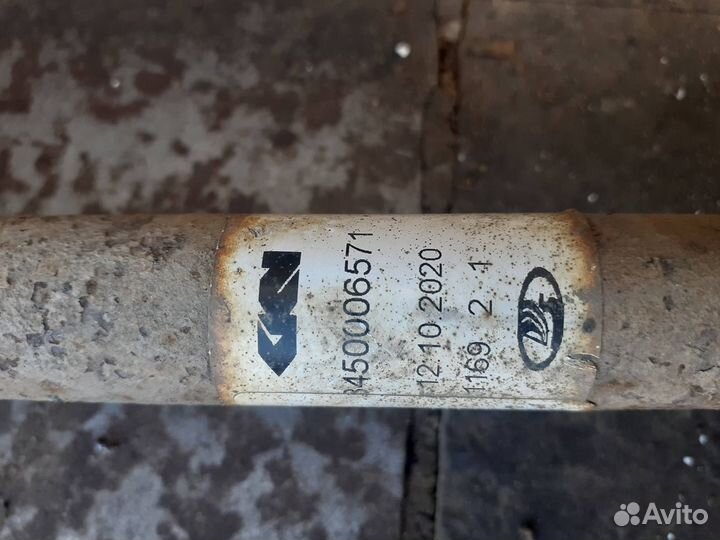 Полуось (привод в сборе) передняя левая, ваз-lada