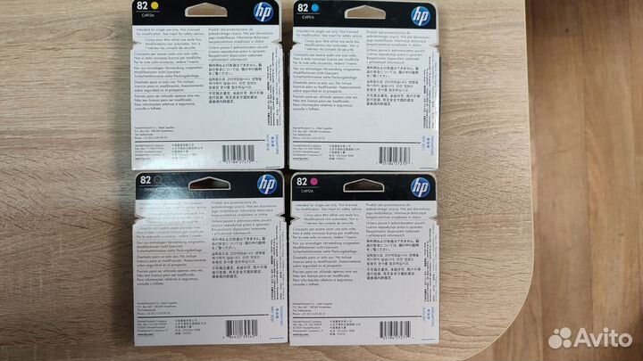 Картриджи для струйного плоттера hp 500/800/815