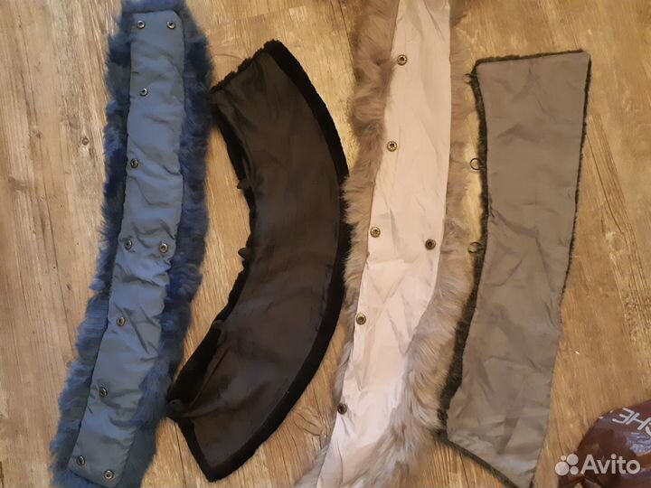 Меховой воротник опушка горжетка. Экомех