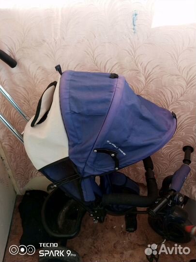 Детский велосипед с ручкой бу