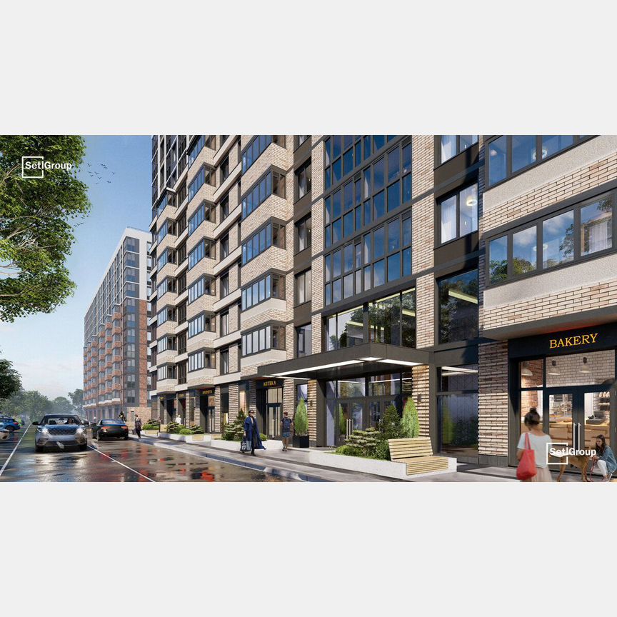 1-к. квартира, 45,5 м², 1/12 эт.