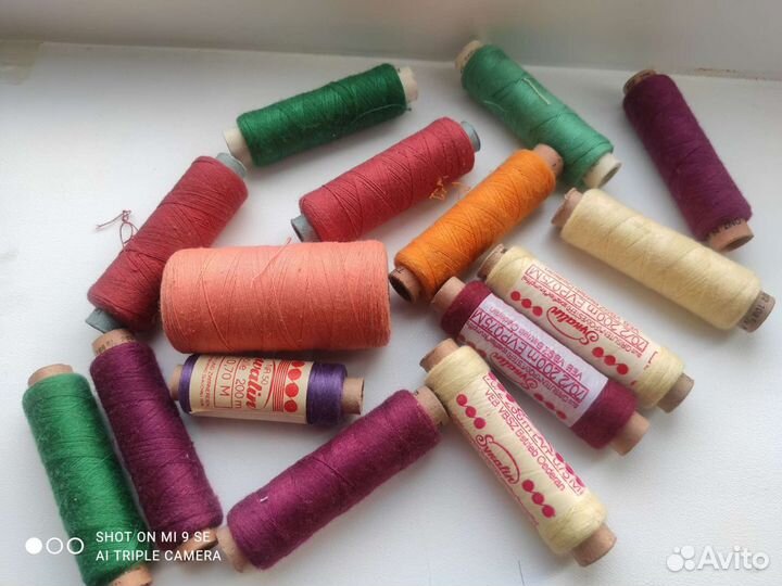 Нитки швейные