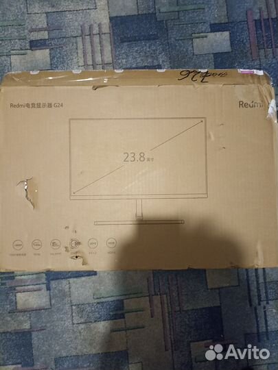 Монитор xiaomi redmi g24 165hz