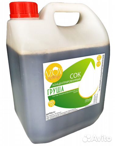 Концентрированный сок груши 5кг