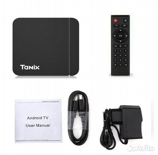 Тв приставка Tanix W2, 2/16Gb, с бесплатным доступ