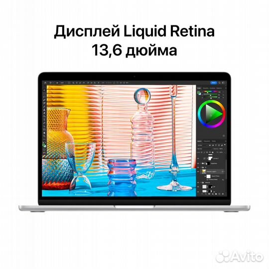 MacBook Air 13 M2 8/256Gb Silver /Магазин/Новый