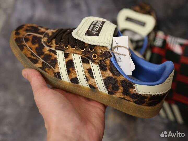 Adidas samba wales bonner leopard леопард