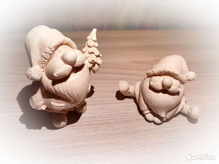 Гномы ручной работы из гипса