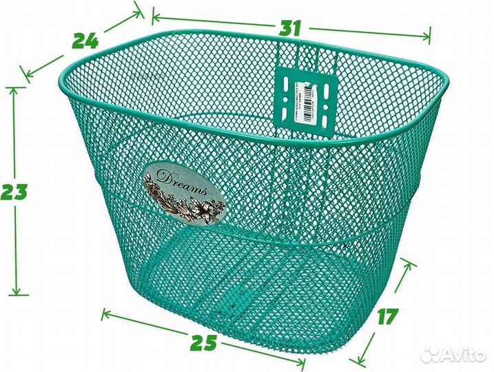 Корзина на велосипед Vinca Sport P 02